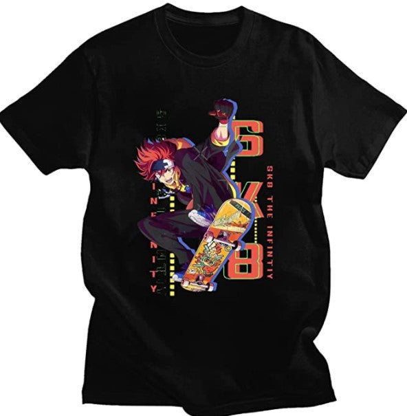 T-Shirt Printed Short Sleeve T-Shirt Black T-Shirt