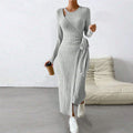 European and American women's dresses irregular long skirts