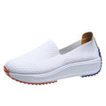 Spring and Autumn New Shoes Women's Single Shoes Comfortable Casual Shoes Large Size Slip-On Shoes
