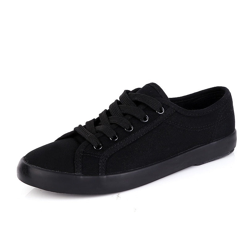Low Top Small White Shoes for Women's Shoes, Korean Version Canvas Shoes, Simple, Breathable, Comfortable Couple Shoes