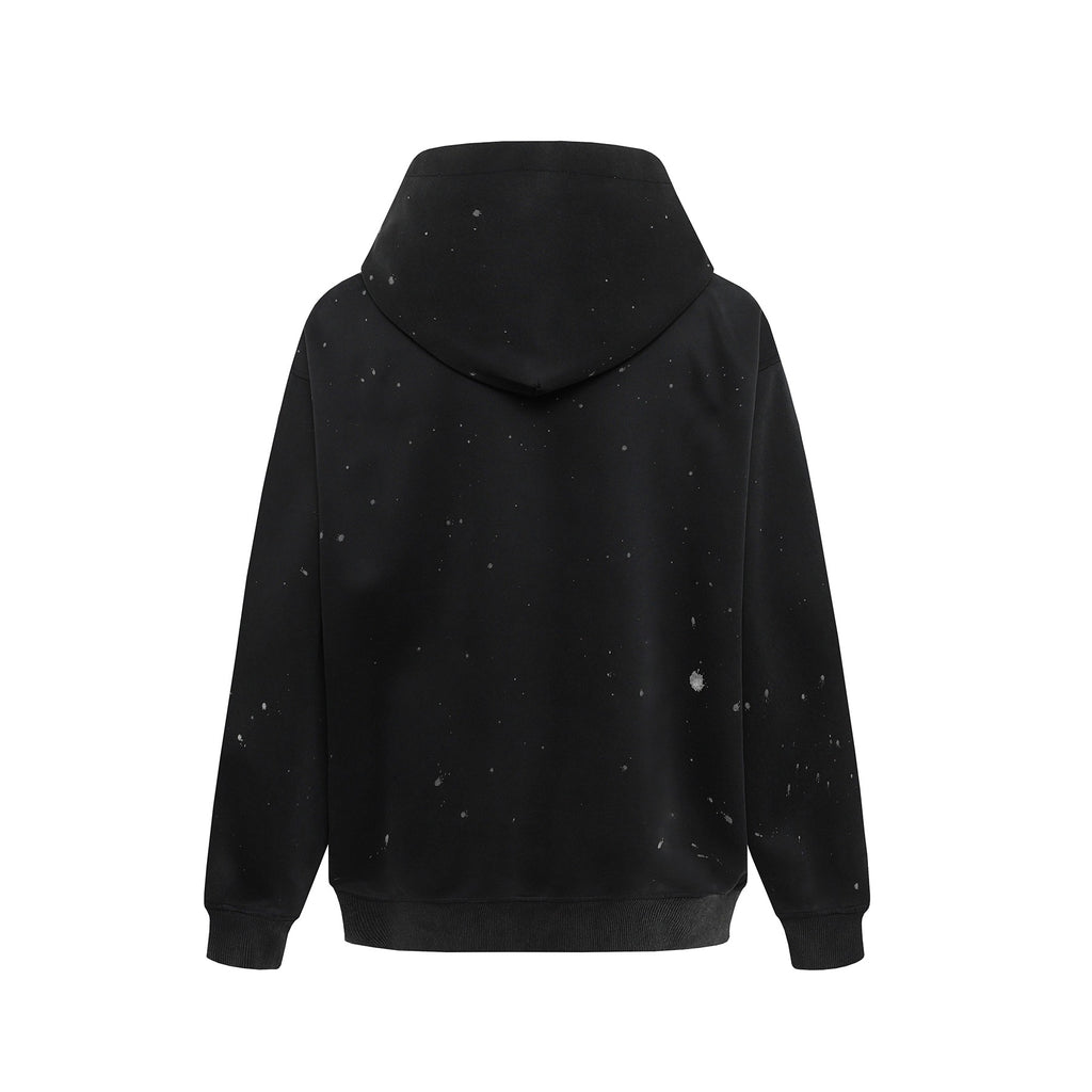 Spider web star letter hoodie