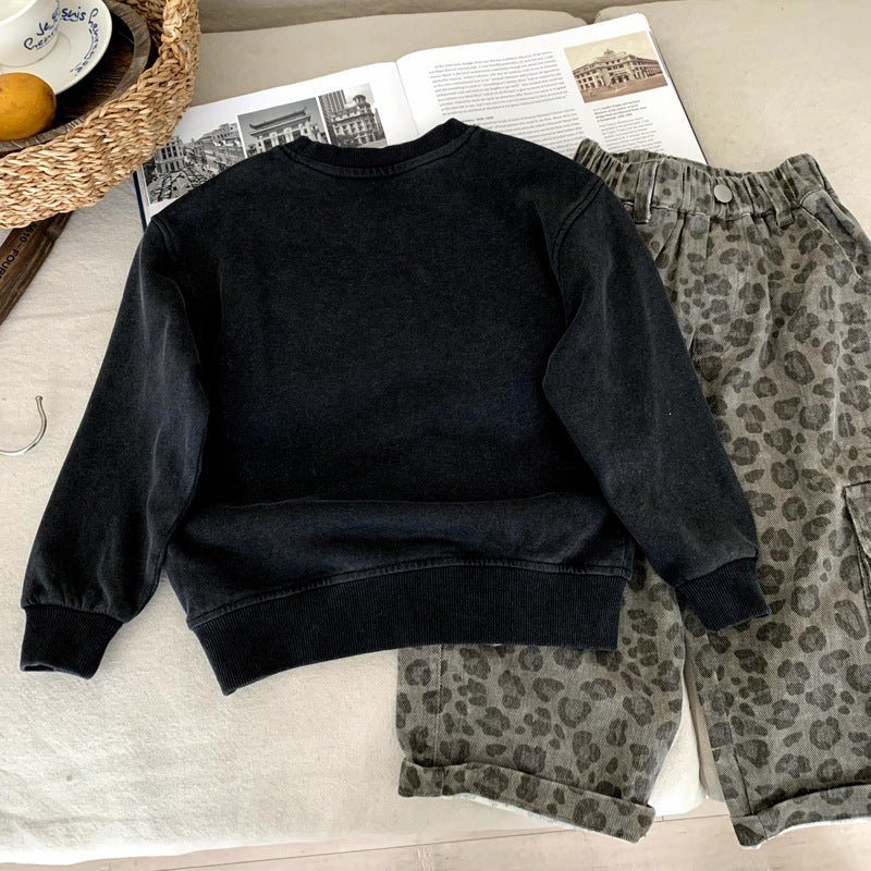 Children's clothing boys' autumn clothing hoodie