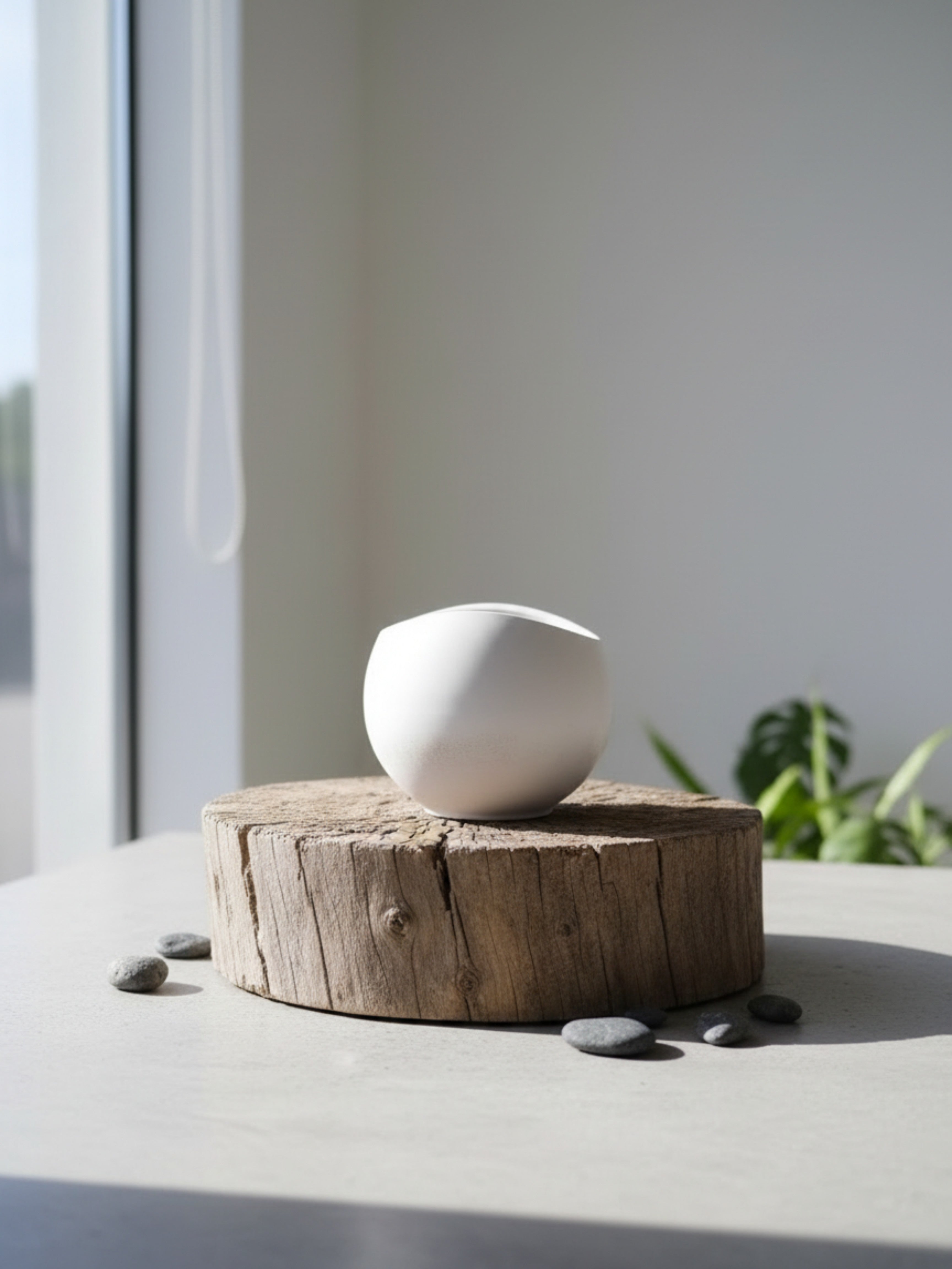 Curve stone vessel